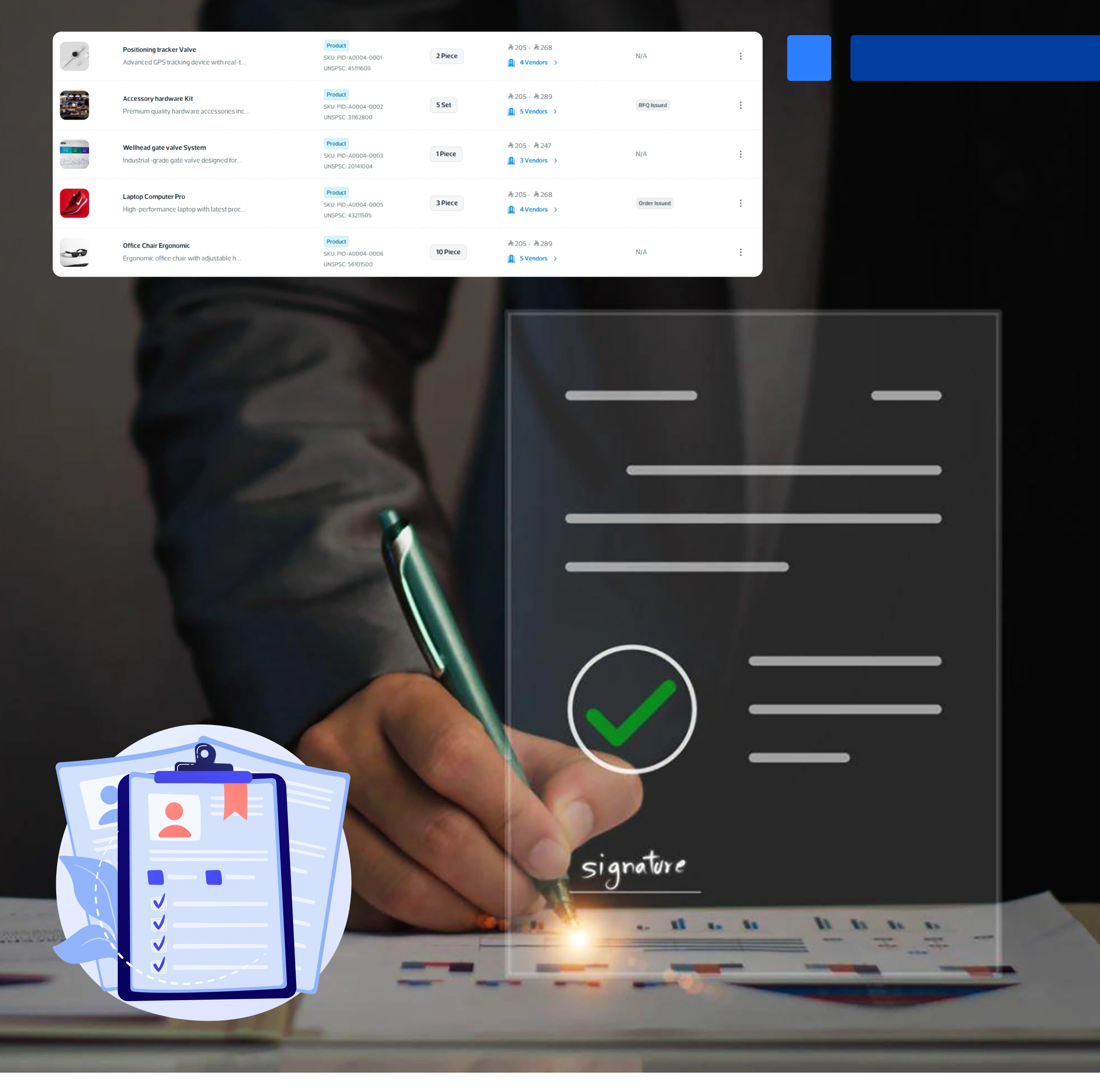 Purchase requisition workflow and departmental approval requests