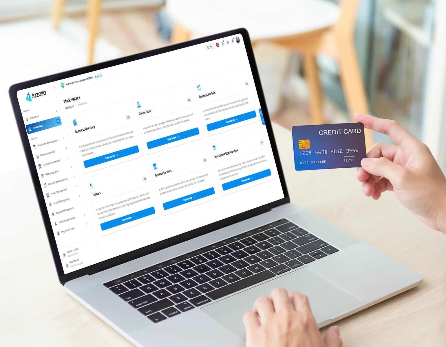 Jazalla Smart Marketplace workflow and key features overview