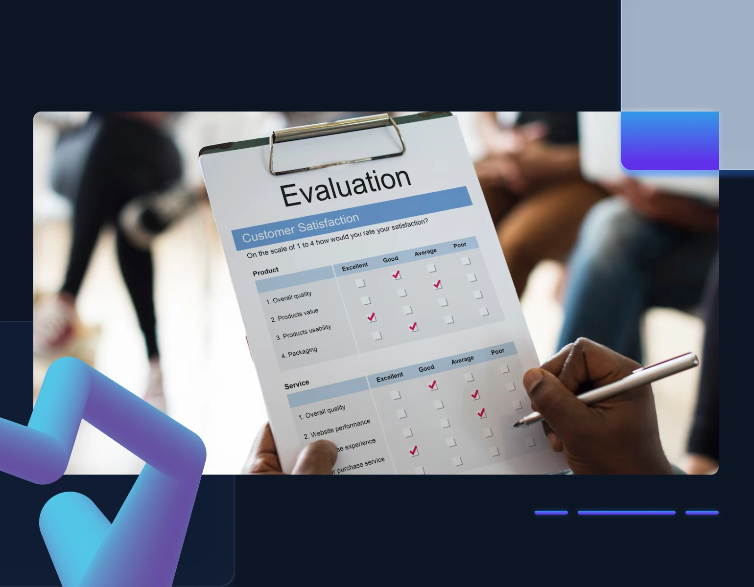 Employee personal performance evaluation scorecard and KPI achievements